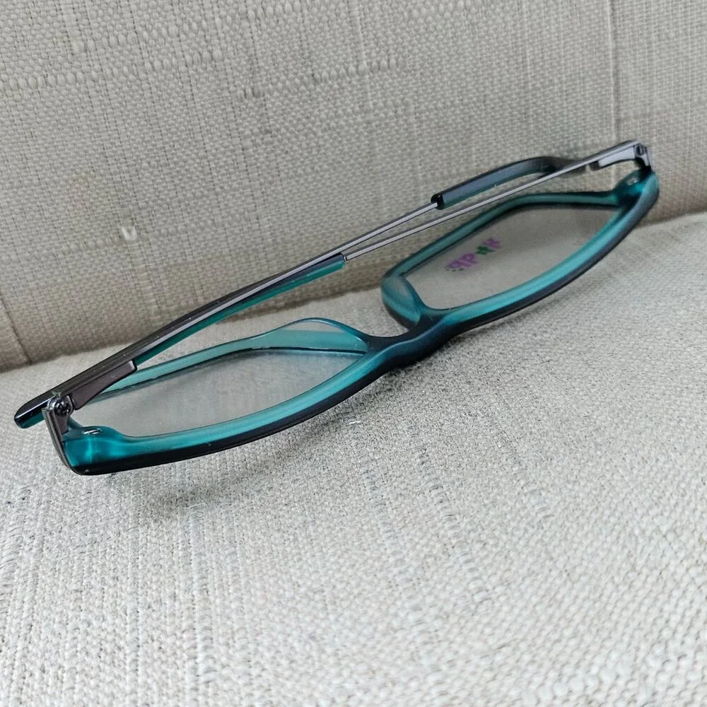 DB4K Kids Glasses EUROPA Headstrong C3 MATTE Aqua Gunmet Eyeglasses